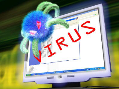 Computer virus removal picture