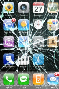 Broken iPhone Screen